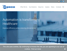 Tablet Screenshot of inpeco.com